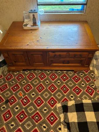 Over size coffee table and side table