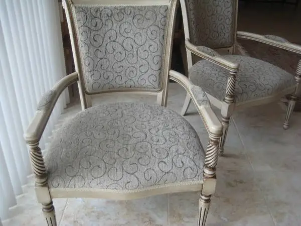 elegant designer hard wood arm chairs