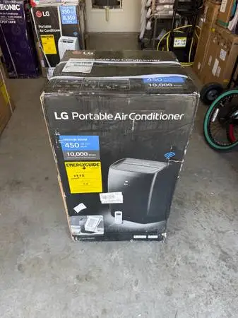 LG 10,000 BTU Portable Air Conditioner Black NEW