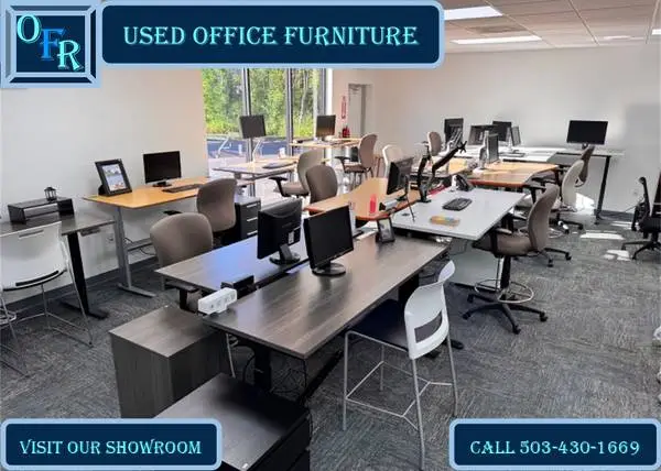 Used Sit Stand Desk | Adjustable Height Desk | Standing Desk