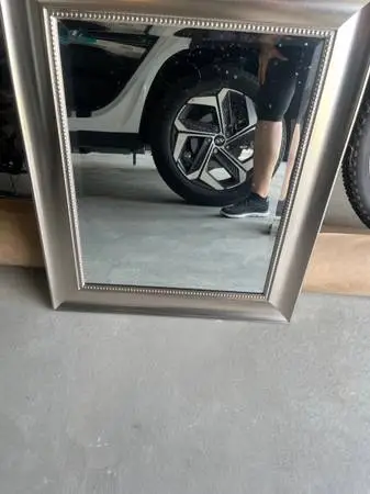 Brushed Nickel Mirror-1 available