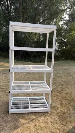 Large Heavy Duty Ventilated Plastic Shelving Unit