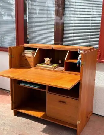 Price reduced! Danish Teak Magic Box Desk
