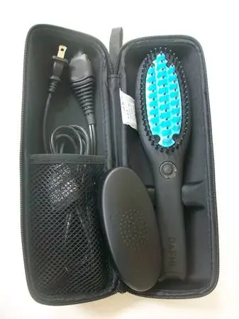 DAFNI GO HAIR STRAIGHTENING BRUSH CERAMIC BLUE- New!!!