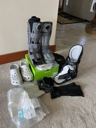 Torn Achilles/broken ankle rehab set