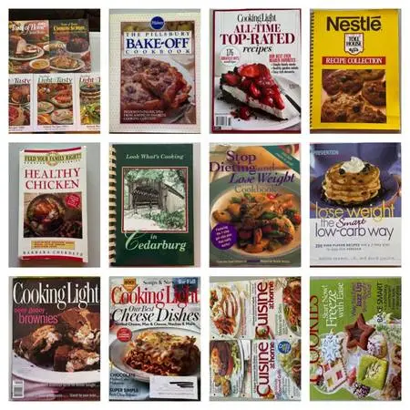 Cookbooks with Mouth-Watering Recipes (Priced Separately) - $5-10 each