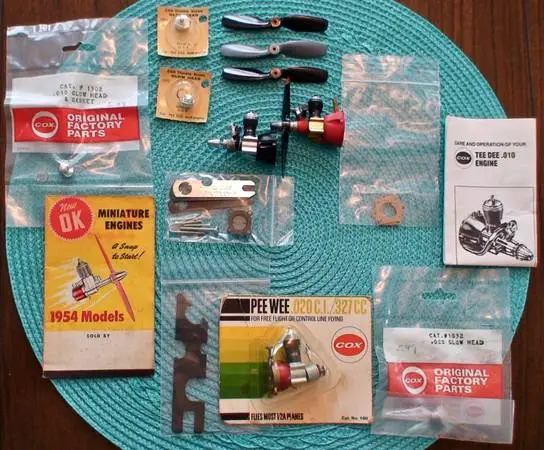 * Cox Pee Wee .020 & Tee Dee .010 RC Airplane Engines & Parts