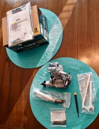 * SAITO FA-120 S 4 Stroke Hemi RC Airplane Engine New In Box