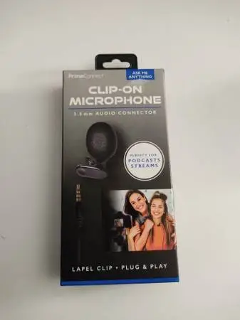 Clip-On Microphone (By PrimeConnect) For Sale
