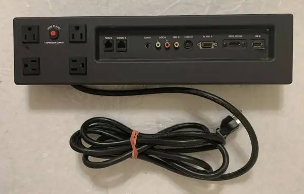 LG Remote Wall Jack Pack Audio Video Multimedia Interface Hub RCA HDMI