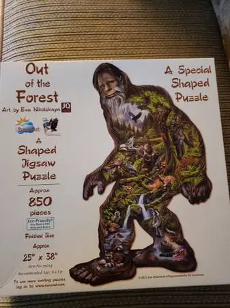 Bigfoot!!  850 piece shaped puzzle