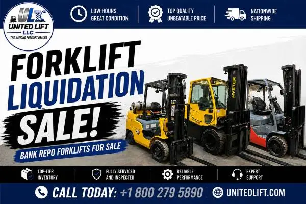 FORKLIFT LIQUIDATION SALE - LEASE RETURNS - FINANCING AVAILABLE SAVE $