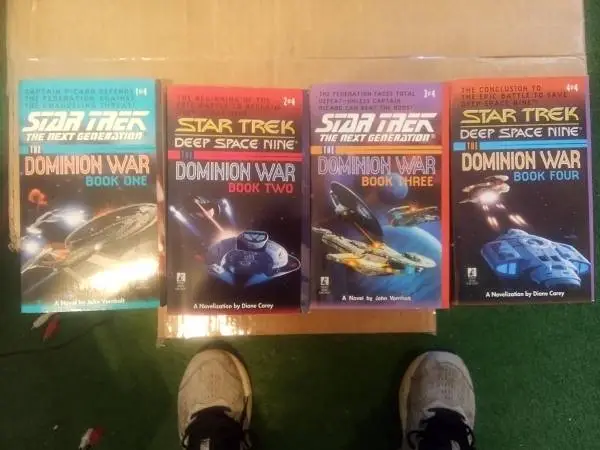 Star Trek The Dominion Wars Paperback Books #1-4