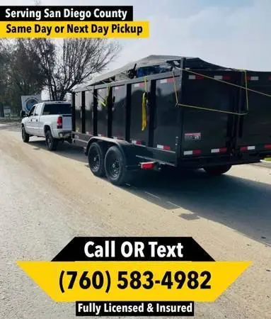 🚛🚛 LOCAL JUNK REMOVAL, DEMOLITION, OVERGROWN CLEAN ☎️ 760-583-4982 ☎