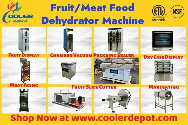 Fruit Dehydrator Food Processing Packaging Meat Aging 🔥 BR