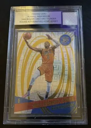 2017 Panini Revolution Russell Westbrook slabbed card