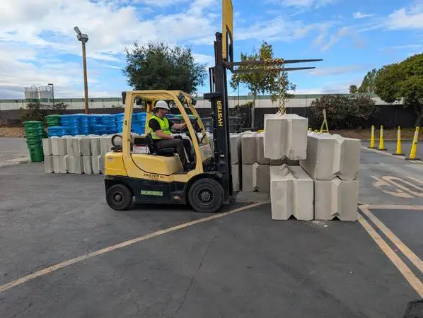 Concrete Barrier Blocks, Stop Encampments and Illegal Parking...