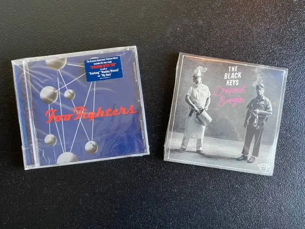 FOO FIGHTERS & The Black Keys Albums on CD!  NEW!