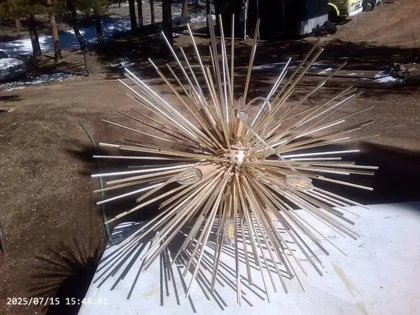 1950s Style Starburst Chandeliers-3 available