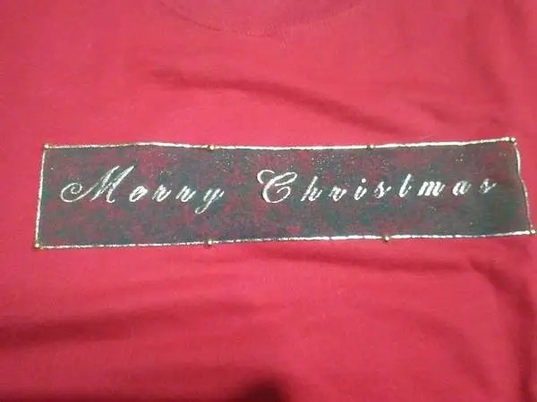 Bright Red Sweatshirt XL Merry Christmas