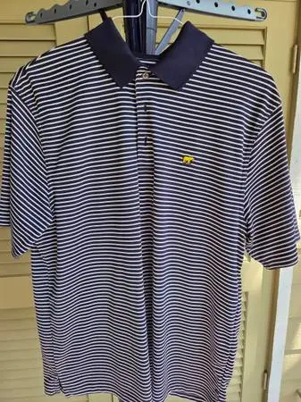 Collar Short Sleeve Shirts -Mens Large- Tennis Shirts - Golf Polo ****