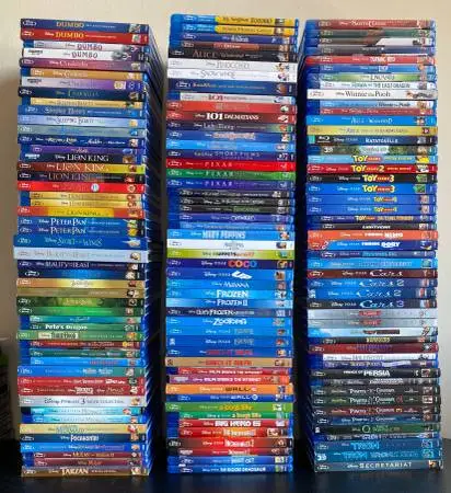 Disney Blu-Ray Collection!!!  148 Blu-Rays!!!