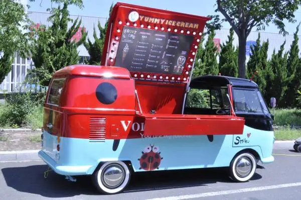 BRAND NEW ANY COLOR Hand Push Food Truck Cart with trailer option