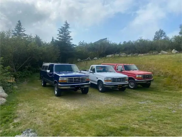 3 OBS (Old Body Style) Ford Pickup Trucks