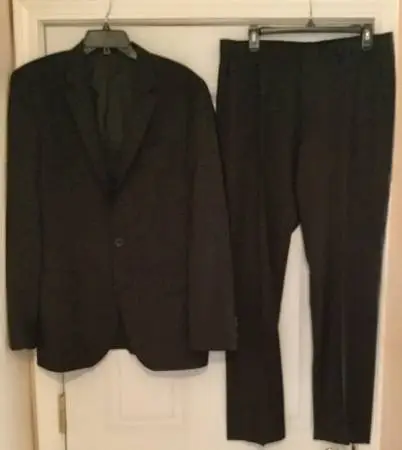 Mens suit - Dark Gray - Jacket 38.  Slacks: waist 35 x  length 34
