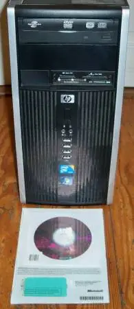HP Compaq 6000 Pro Windows XP Retro Gaming PC NVIDIA 250 GB SSD + 1TB