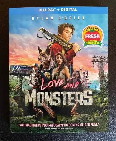LOVE AND MONSTERS Blu-Ray  2020  Like New!