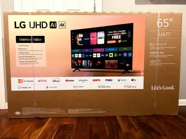 LG 65 UHD Smart TV New in Box