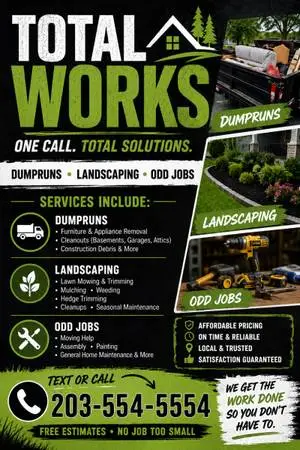 Dumpruns, landscaping, odd jobs