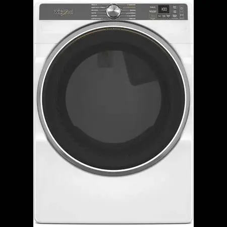 WHIRLPOOL 27 WHITE FRONT LOAD ELECTRIC DRYER (OUT OF BOX)