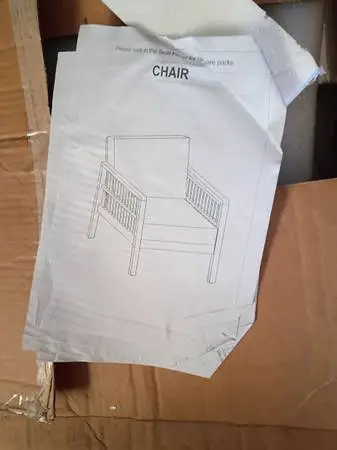 New furniture assembly required