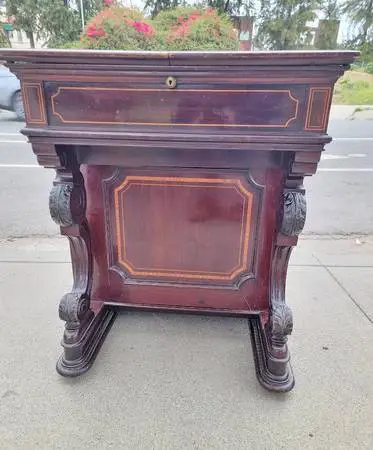 Victorian Mahogany Davenport metamorphic heritage DESK Drew Sons