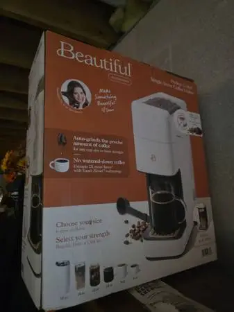 Drew Barrymore Coffee Bean Grinder & Single serve New Coffee maker