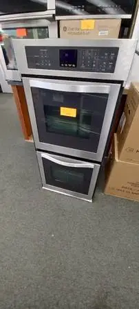 🏈😰 WHIRLPOOL 24 INCH BUILT IN BUILTIN DOUBLE WALL OVEN STAINLES