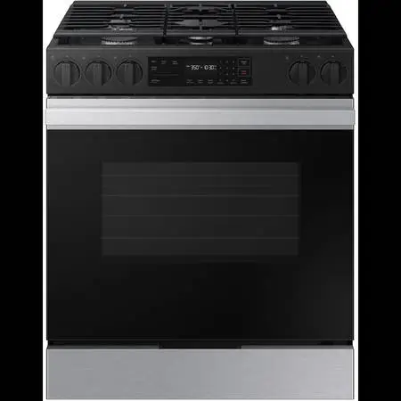 SAMSUNG 30 BESPOKE SLIDE IN GAS RANGE (OUT OF BOX)