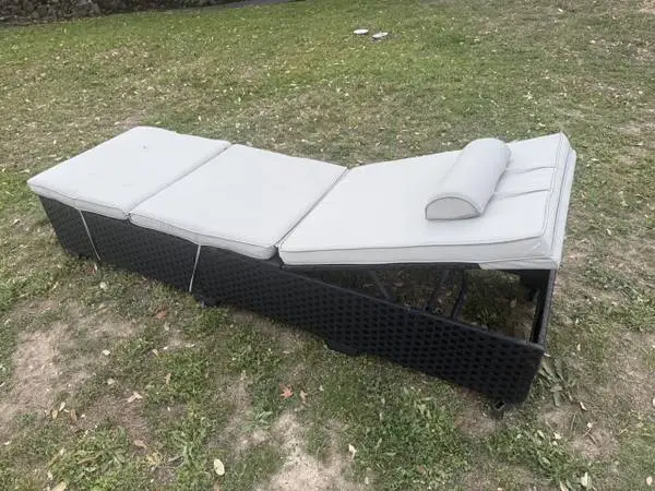 WAROOM Outdoor Chaise Lounge Chairs for Outside Patio Furniture Set of