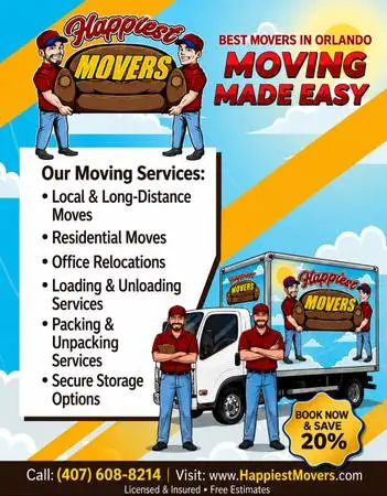 SAME/NEXT DAY MOVERS 🚚 (Orlando) REAL 5 STAR ⭐️ ⭐️ ⭐️ ⭐️ ⭐