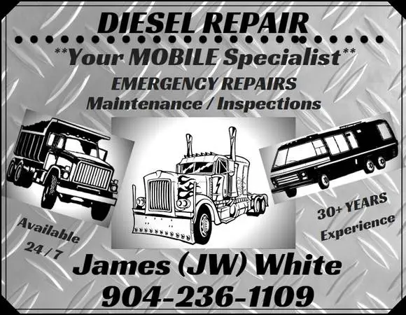 Mobile Mechanic-Big Rig/RV/Med Trucks