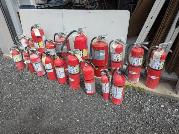 Lot Firefighters Equipment