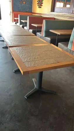 COMMERCIAL SQUARE WOOD EDGES TABLES