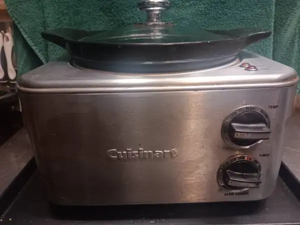 Like NEW! CUISINART STAINLESS STEEL SLOW COOKER
