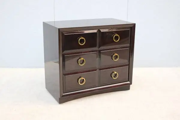 1960s T.H. Robsjohn Gibbings for Widdicomb Three Drawers Dresser Chest