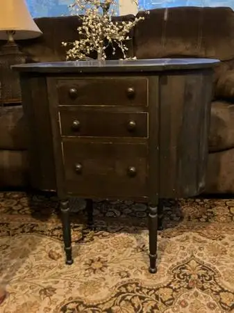 1930’s Martha Washington 3 Drawer Sewing Cabinet