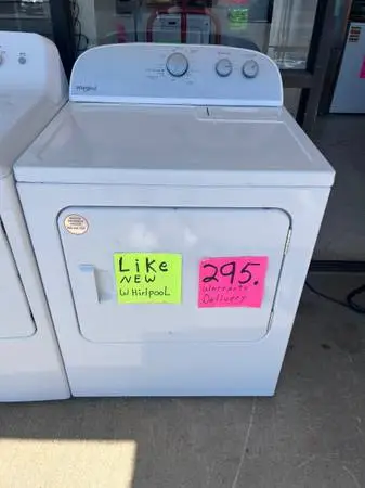 Dryer, whirlpool like new Warranty,, delivery call/text
