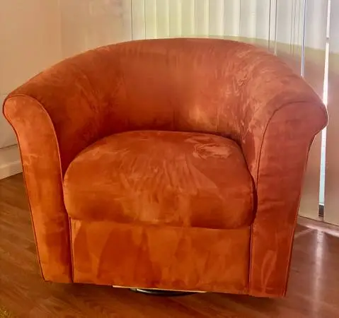 Mid century barrel chair