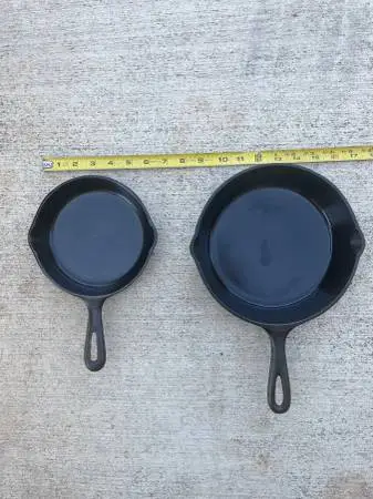 Cast iron skillets